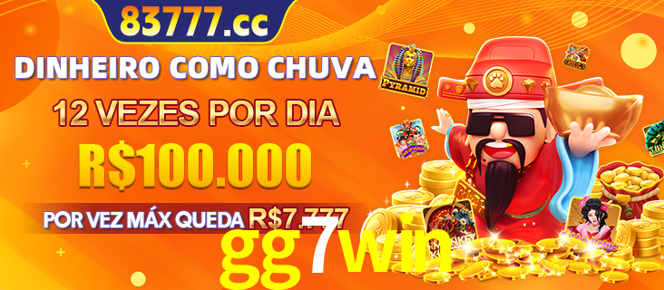 Banner do programa de recompensas Recomende para amigos do gg7win, detalhando os bônus por convidar amigos, com prêmios que chegam a R$288.888.